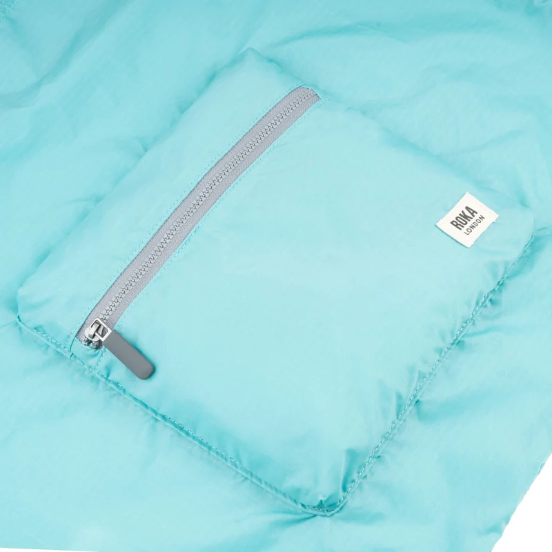 ROKA Borough Medium Ripstop-Tasche aus recyceltem Nylon – Aquatic Awe