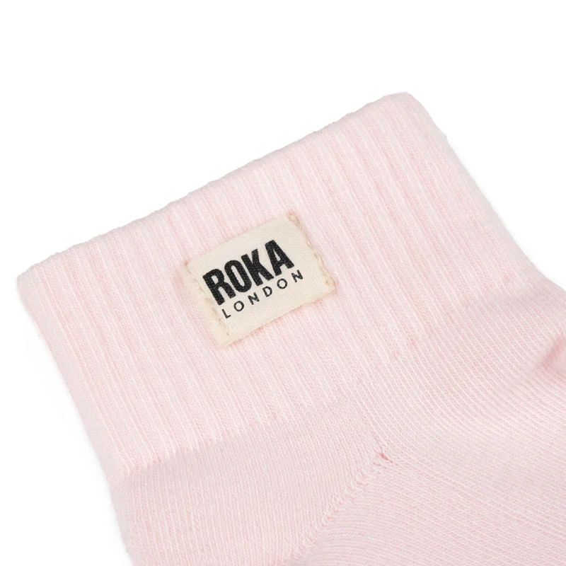 ROKA Wembley Kurze Socken aus Bio-Baumwolle - Transcendent Pink