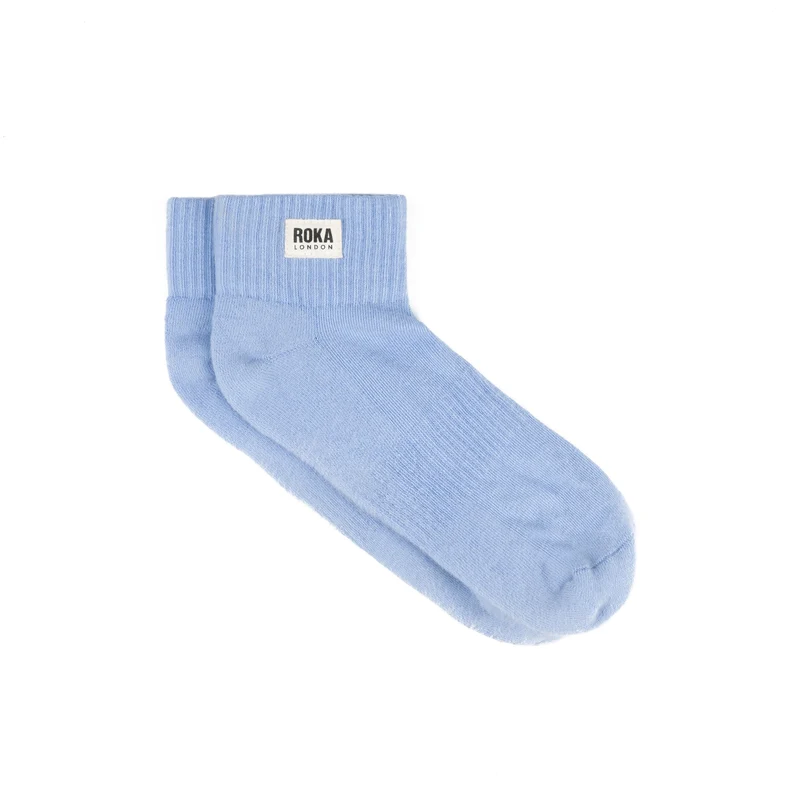 ROKA Wembley Kurze Socken aus Bio-Baumwolle - Distel