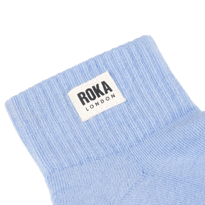 ROKA Wembley Kurze Socken aus Bio-Baumwolle - Distel