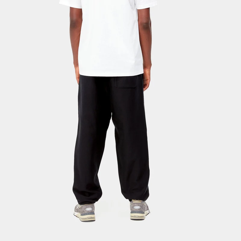 Carhartt WIP Herren American Script Jogginghose - Schwarz