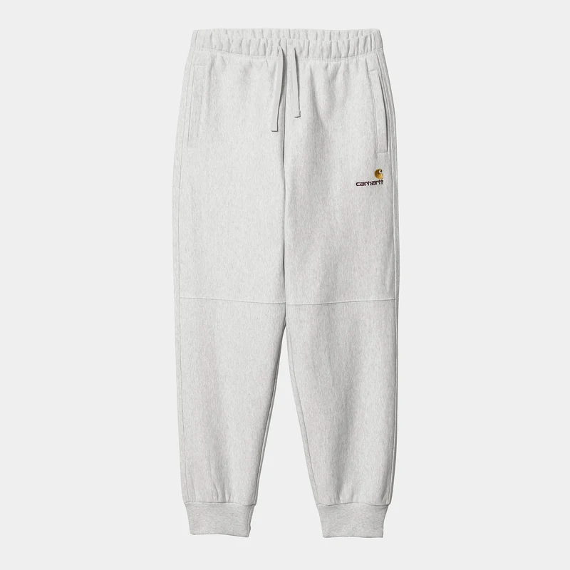 Carhartt WIP Herren American Script Jogginghose - Aschgrau