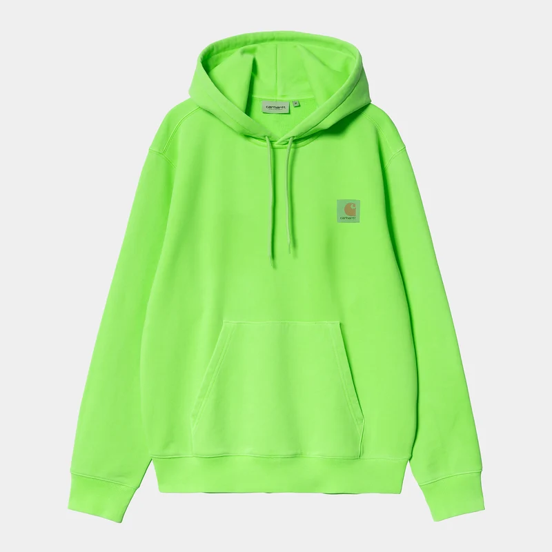 Carhartt WIP Herren Industry Sweat Hoodie - Lumo Grün