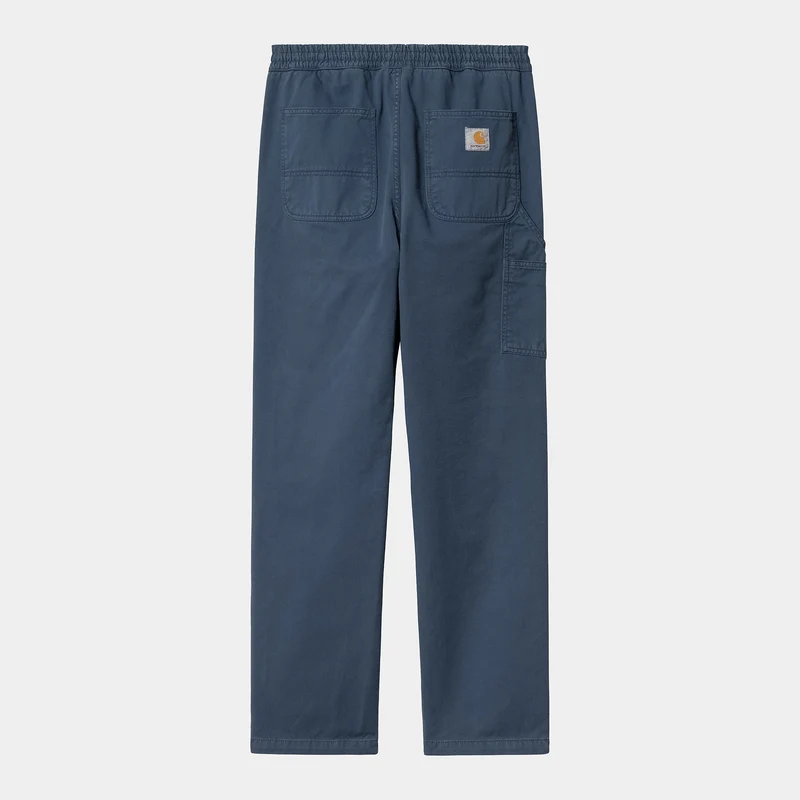 Carhartt WIP Herren Flint Moraga Twill Hose - Dunkelblau, stückgefärbt