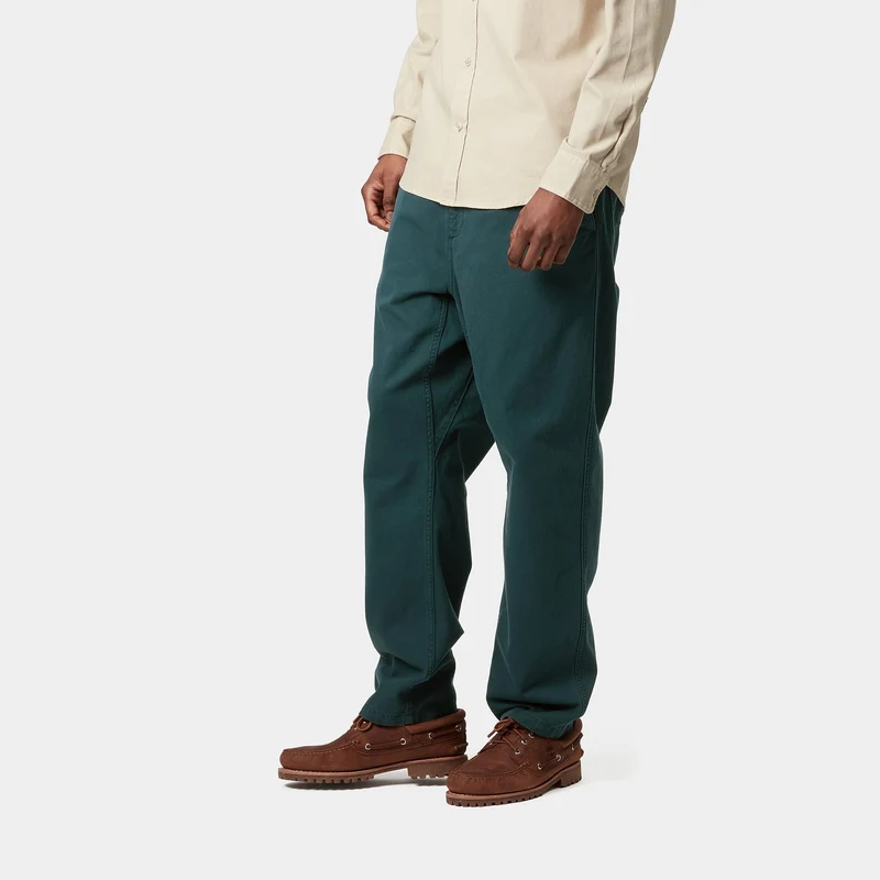 Carhartt WIP Herren Flint Moraga Twill Hose - Tiefblau, stückgefärbt