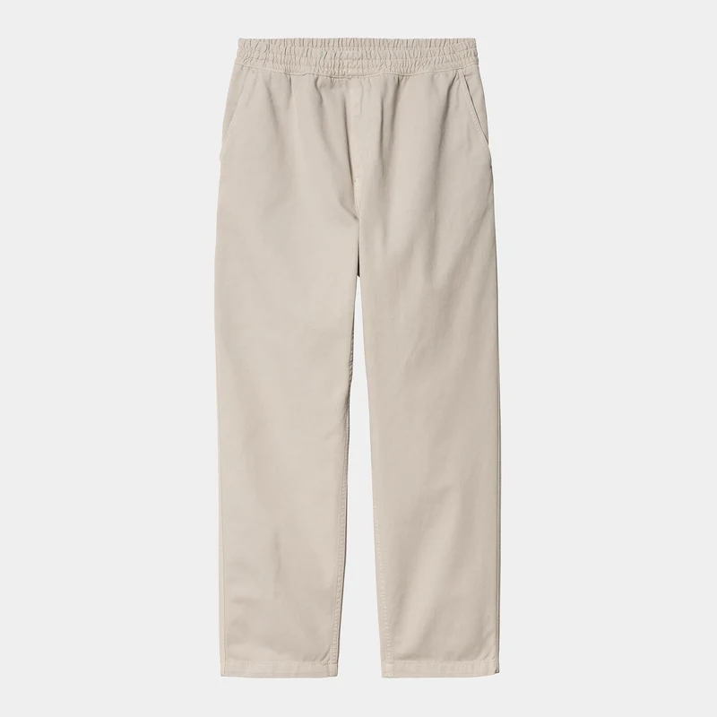 Carhartt WIP Herren Flint Moraga Twill-Hose – Stückgefärbt mit Fleur Del Sel