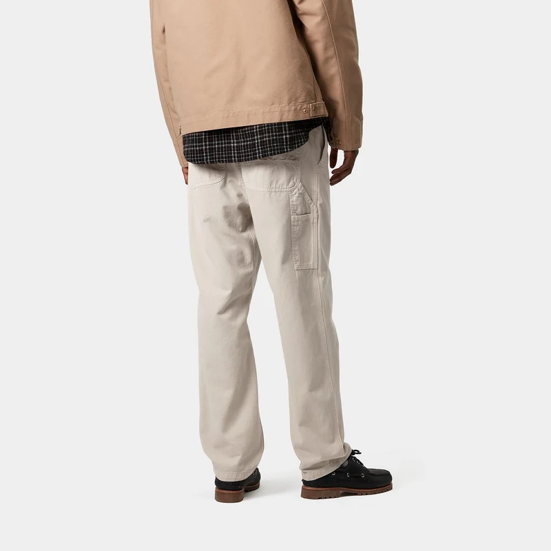 Carhartt WIP Herren Flint Moraga Twill-Hose – Stückgefärbt mit Fleur Del Sel