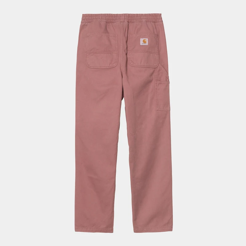 Carhartt WIP Herren Flint Moraga Twill Hose - Dunkelrosa, stückgefärbt