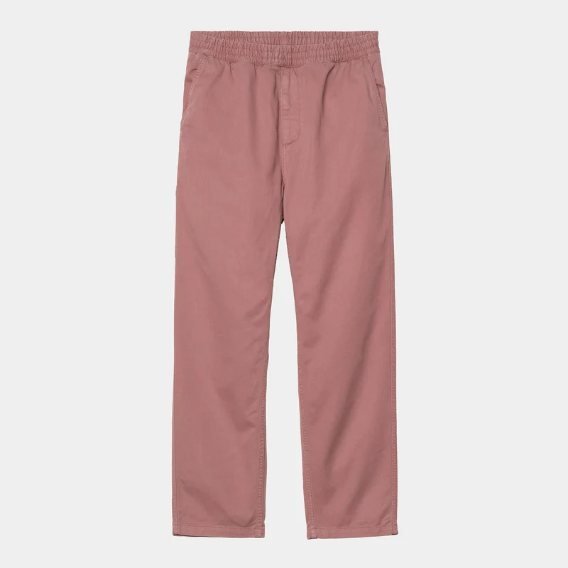 Carhartt WIP Herren Flint Moraga Twill Hose - Dunkelrosa, stückgefärbt