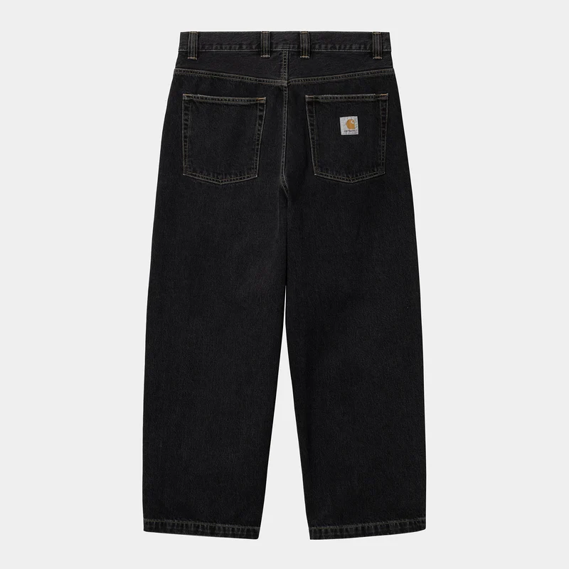 Carhartt WIP Herren Brandon Smith Jeanshose - Schwarz vorgewaschen