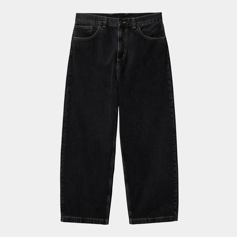 Carhartt WIP Herren Brandon Smith Jeanshose - Schwarz vorgewaschen