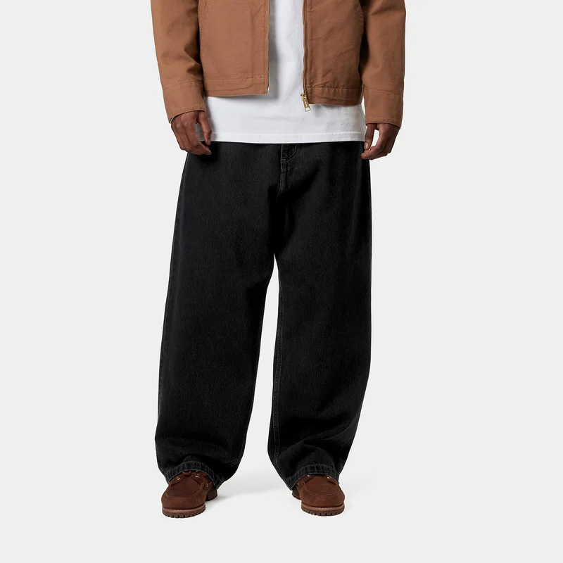 Carhartt WIP Herren Brandon Smith Jeanshose - Schwarz vorgewaschen