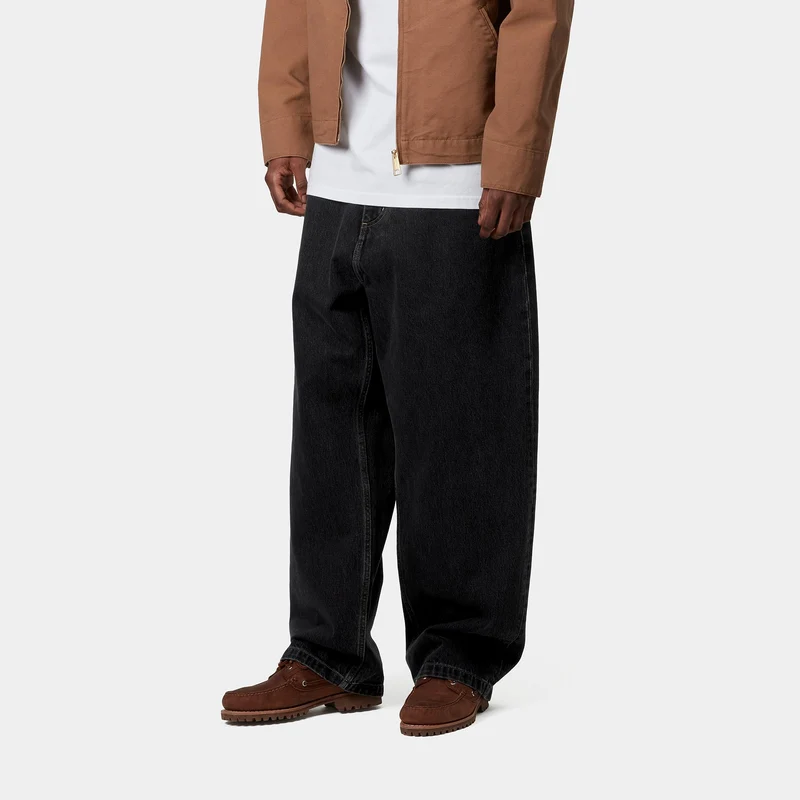 Carhartt WIP Herren Brandon Smith Jeanshose - Schwarz vorgewaschen