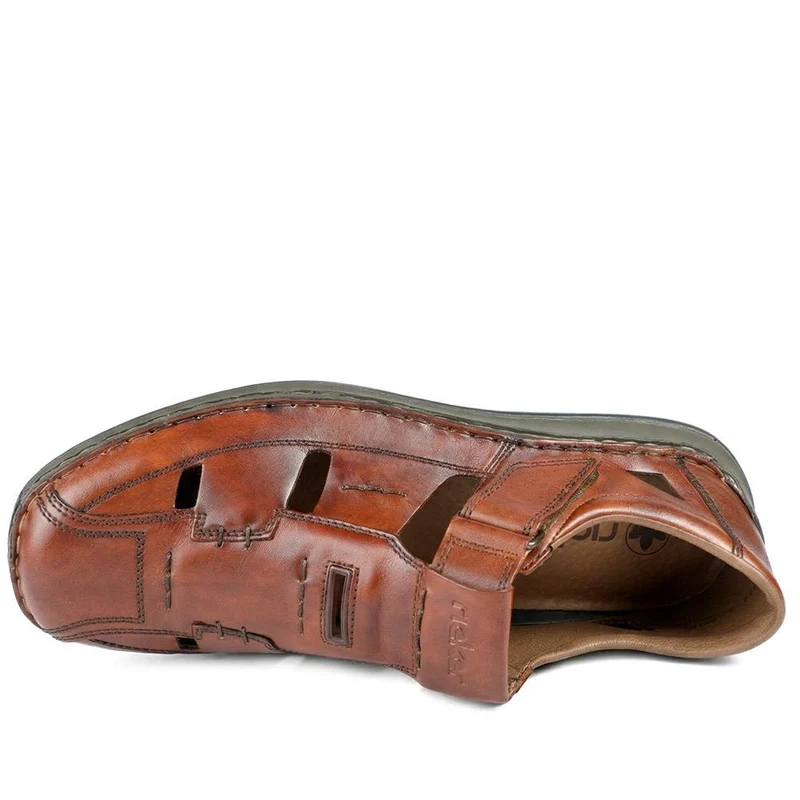 Rieker Wide Fit Fisherman Sandals - RKR43572 / 329 226 - Tan