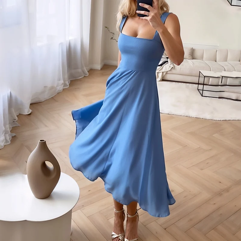 Sophia Ärmelloses Midikleid für Damen