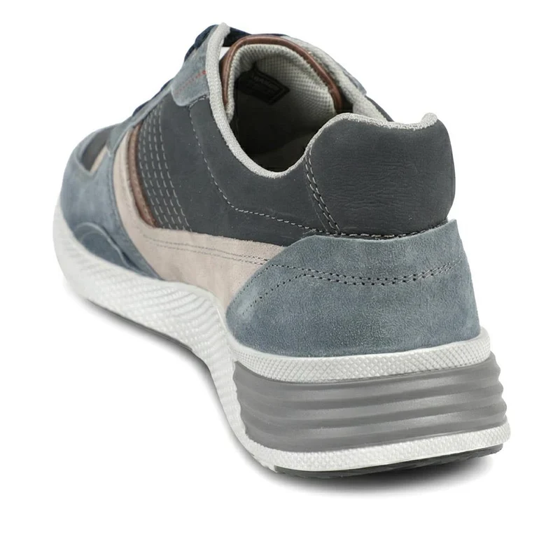 Padders Leather Lace Up Trainers - PADPARK43505 / 328 922 - Navy