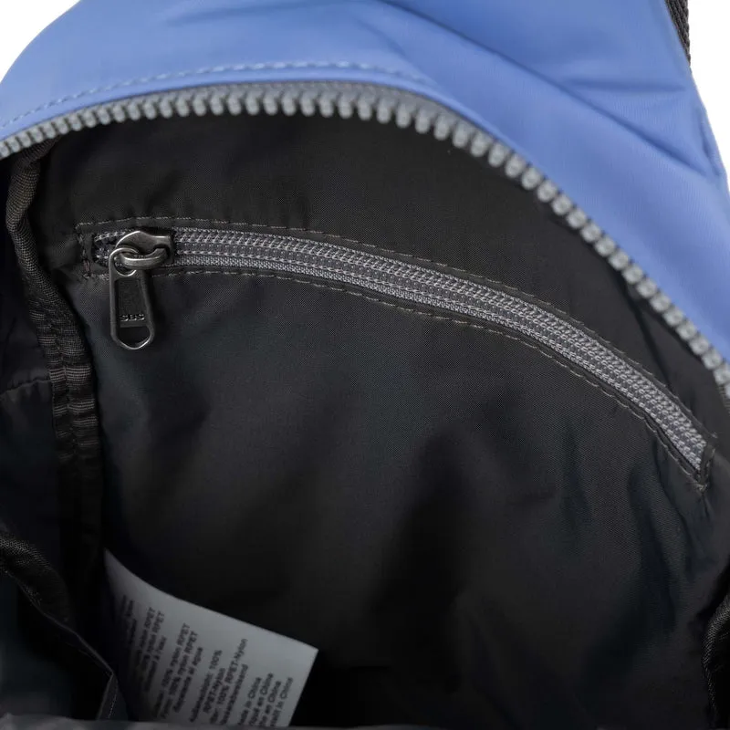 ROKA Willesden Große Tasche aus recyceltem Nylon – Jacaranda