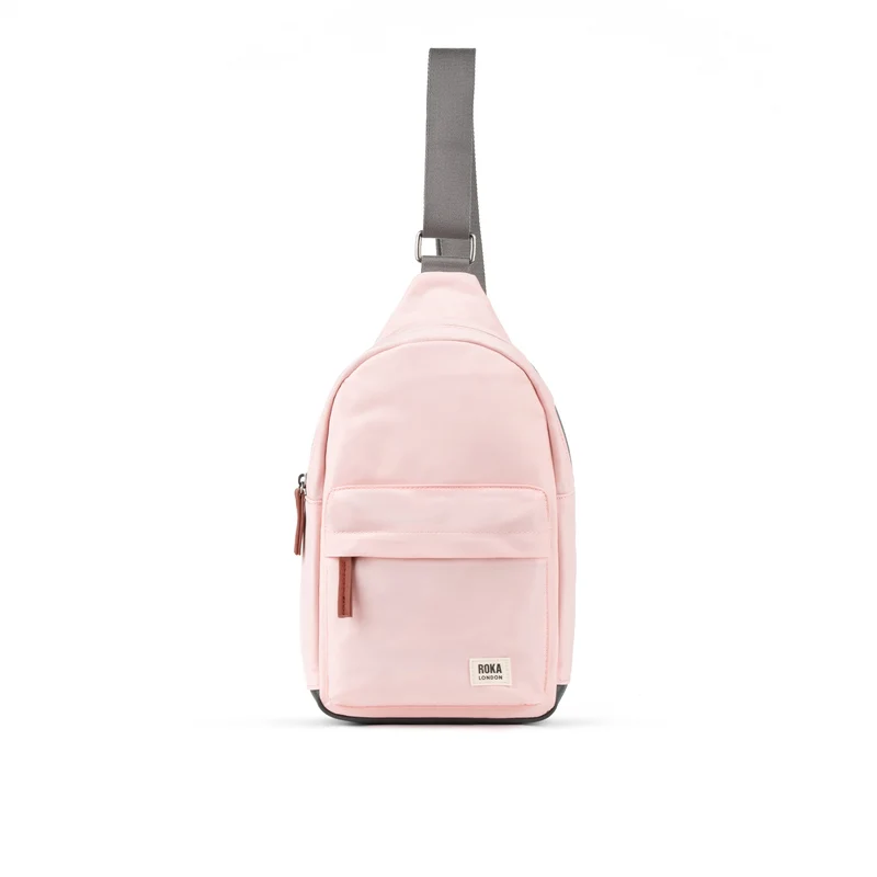 ROKA Willesden B Große Tasche aus recyceltem Nylon - Englische Rose