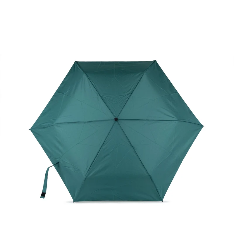 ROKA Waterloo – Ultraleichter Regenschirm aus recyceltem Nylon in Blaugrün