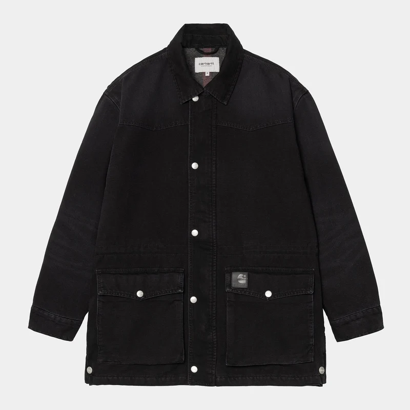 Carhartt WIP Herren OG Santa Fe Manteljacke – Schwarz