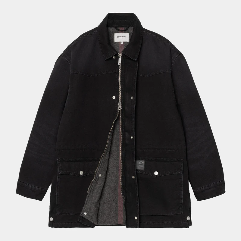 Carhartt WIP Herren OG Santa Fe Manteljacke – Schwarz