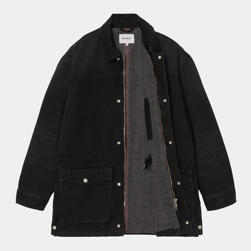 Carhartt WIP Herren OG Santa Fe Manteljacke – Schwarz