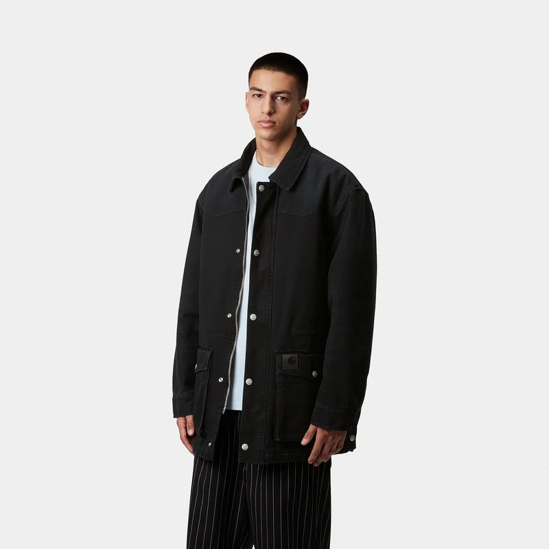 Carhartt WIP Herren OG Santa Fe Manteljacke – Schwarz