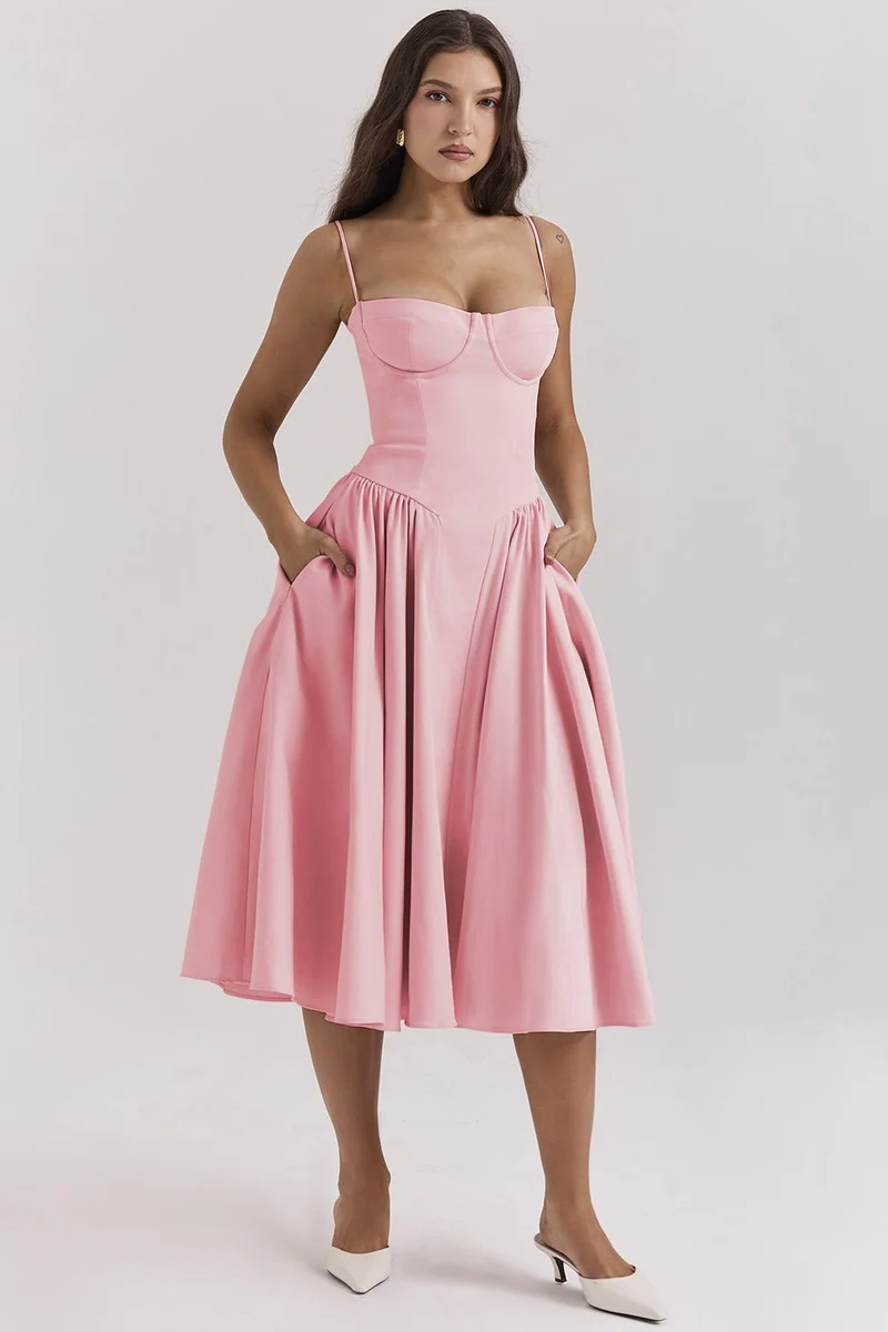 Chloris - Taillenformendes Sommerkleid
