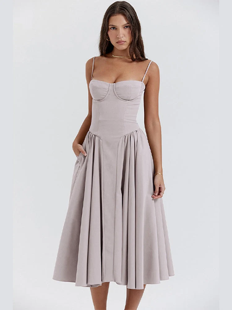 Chloris - Taillenformendes Sommerkleid