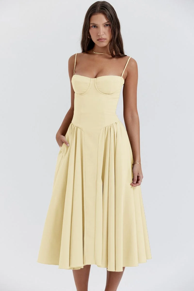 Chloris - Taillenformendes Sommerkleid