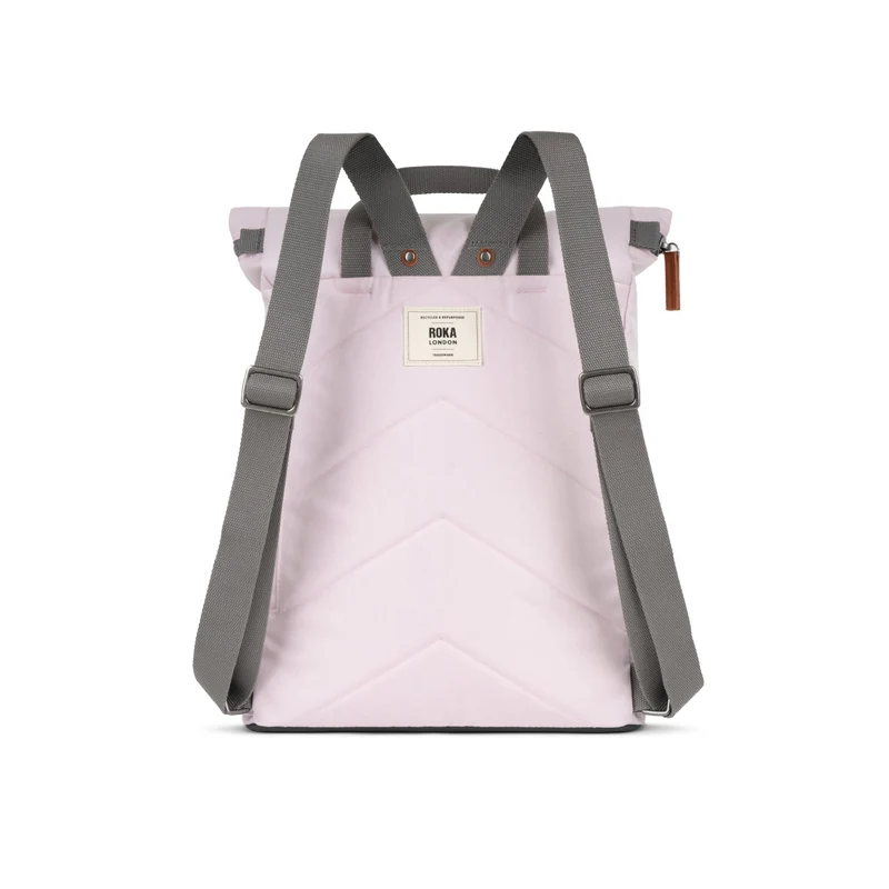 ROKA Finchley Eine transzendente, große Tasche aus recyceltem Canvas in Pink