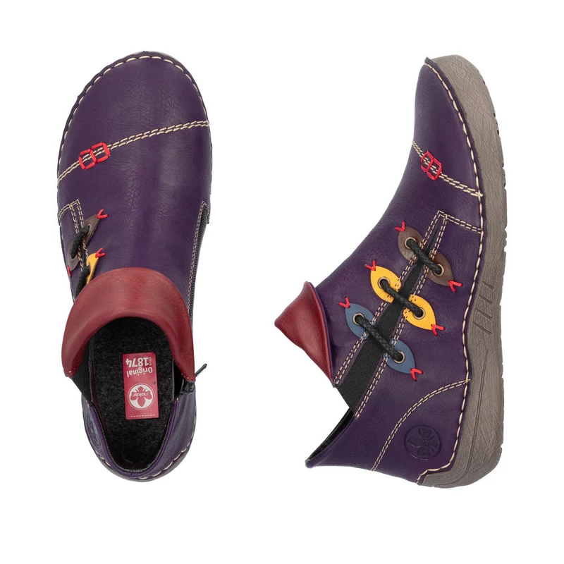 Rieker Modischer Schuh für Damen - Lila