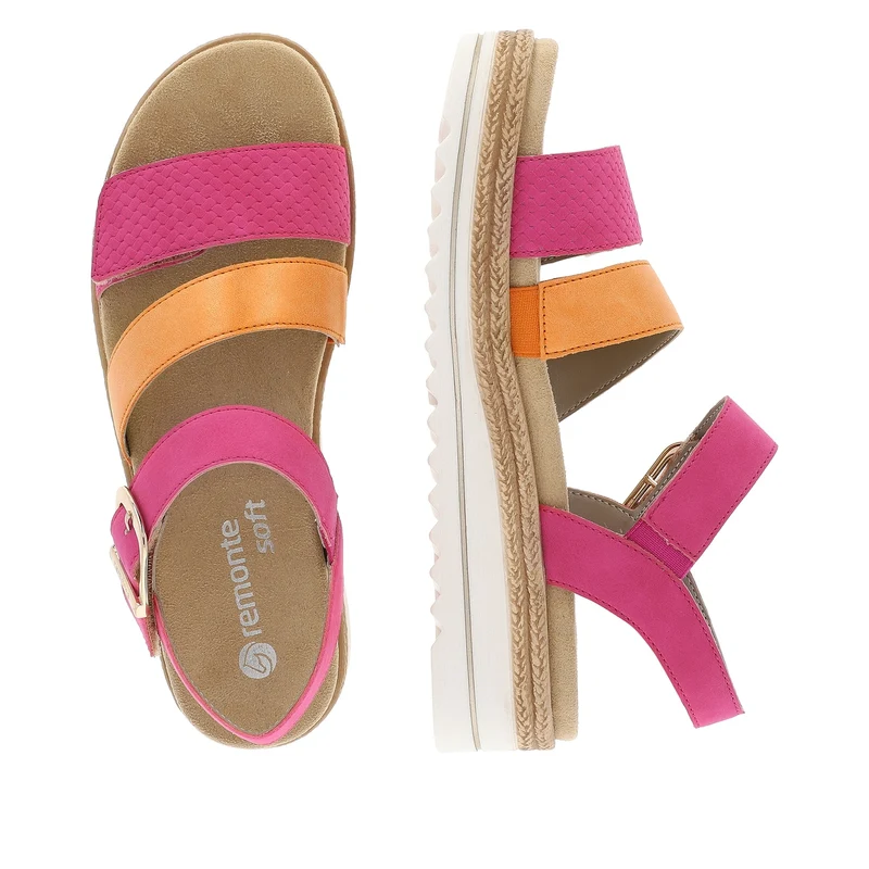 Remonte Damenmode-Sandale – Rosa