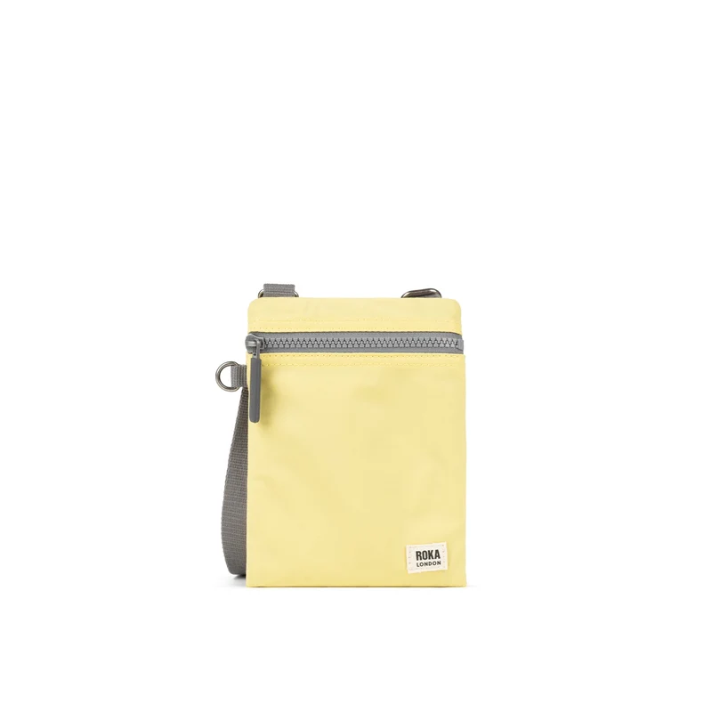 ROKA Chelsea Zitronengelbe Tasche aus recyceltem Nylon