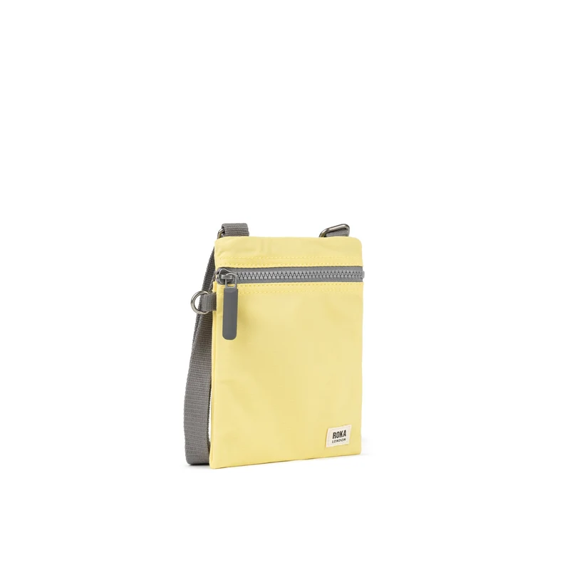ROKA Chelsea Zitronengelbe Tasche aus recyceltem Nylon