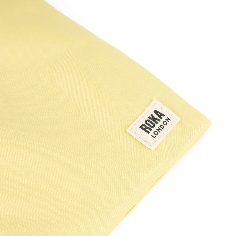 ROKA Chelsea Zitronengelbe Tasche aus recyceltem Nylon
