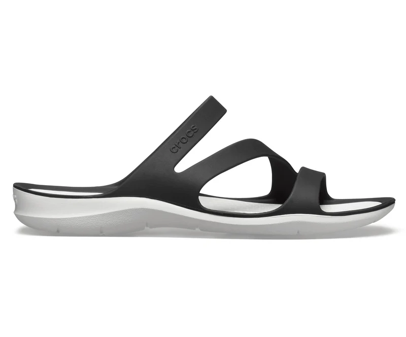 CROCS Swiftwater Sandale - Schwarz / Weiß