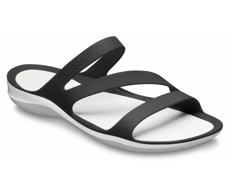 CROCS Swiftwater Sandale - Schwarz / Weiß