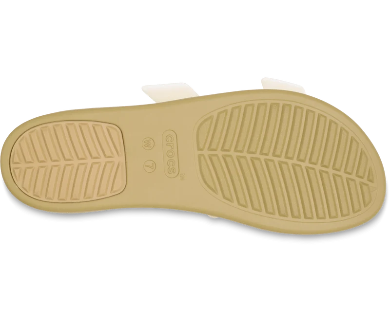 CROCS Brooklyn Buckle Low Sandal - Kreide