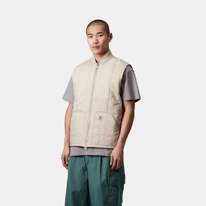 Carhartt WIP Lachlan-Westenfutter für Herren – Fleur De Sel