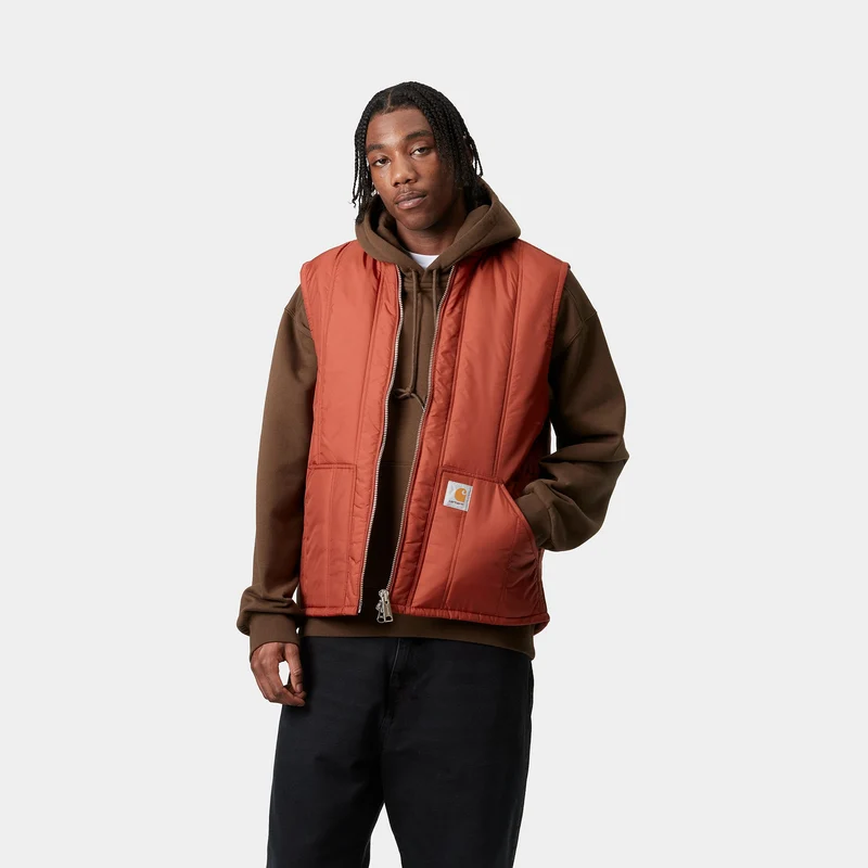 Carhartt WIP Lachlan Unterhemd für Herren - Zinnoberrot