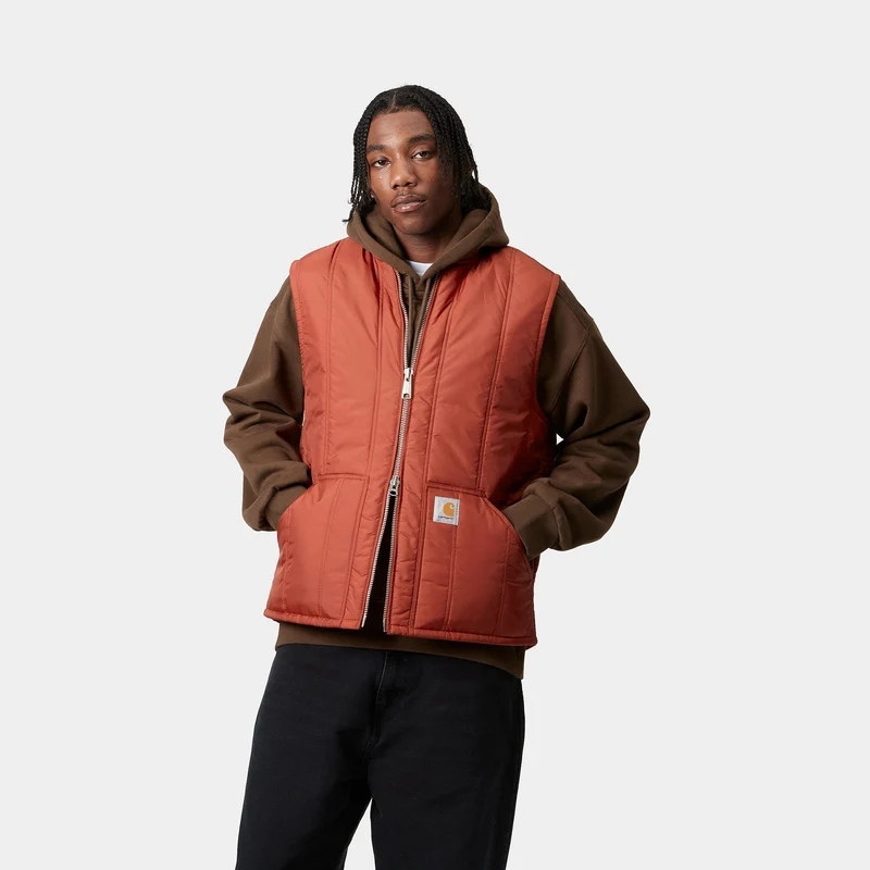 Carhartt WIP Lachlan Unterhemd für Herren - Zinnoberrot