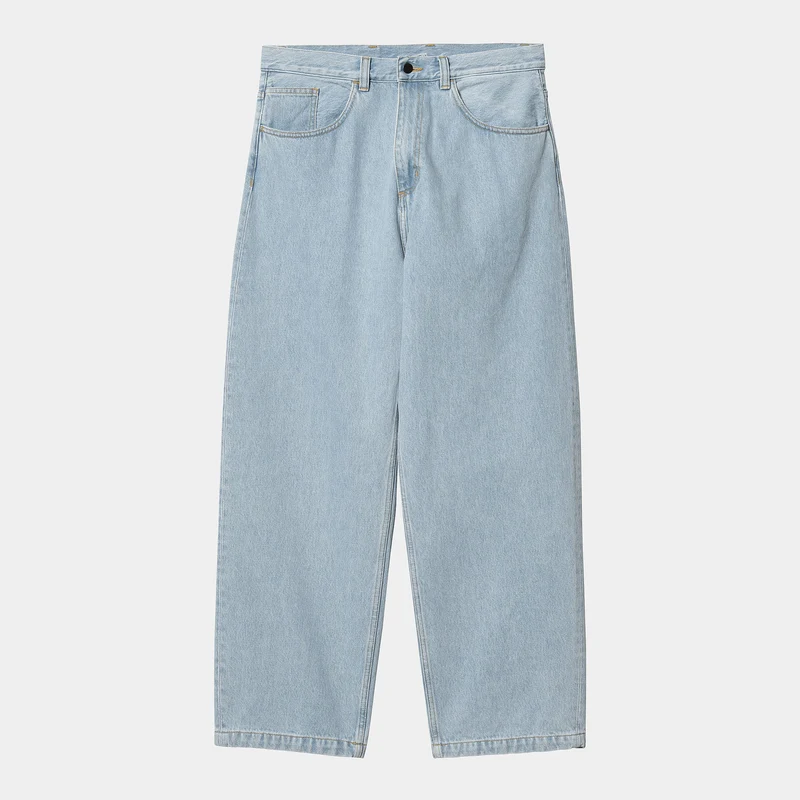 Carhartt WIP Herren Brandon Smith Jeans - Blau, Heavy Stone Bleached