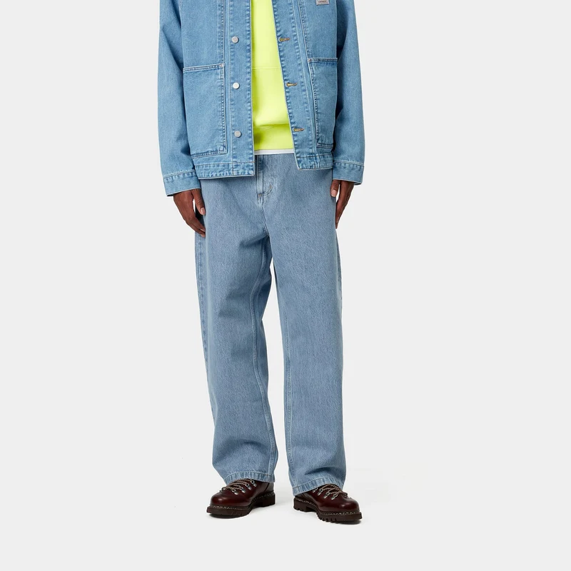 Carhartt WIP Herren Brandon Smith Jeans - Blau gebleicht