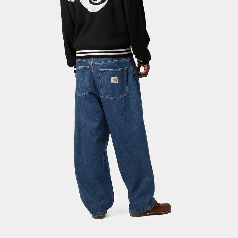 Carhartt WIP Herren Brandon Smith Jeans - Blau Stone Washed