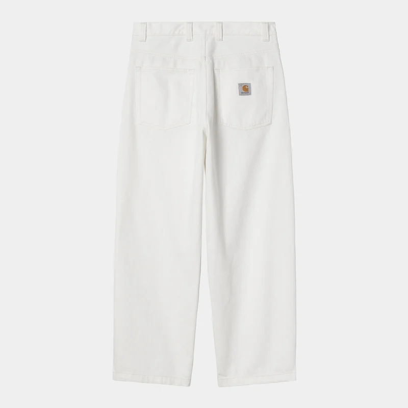 Carhartt WIP Herren Brandon Smith Jeanshose - Weiß vorgewaschen