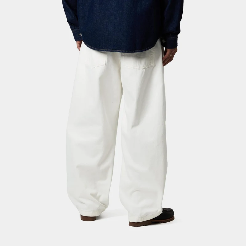 Carhartt WIP Herren Brandon Smith Jeanshose - Weiß vorgewaschen