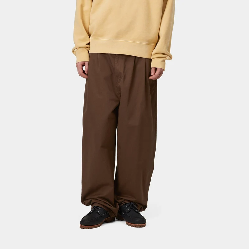 Carhartt WIP Herren Marv Lenexa Twill Hose - Liberica Stone Washed