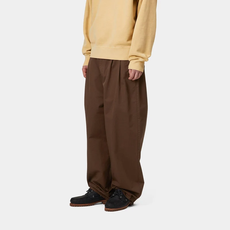 Carhartt WIP Herren Marv Lenexa Twill Hose - Liberica Stone Washed