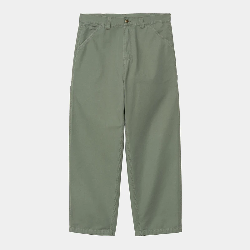 Carhartt WIP Herren OG Single Knee Hubbard Canvas Pant - Park Stone Washed